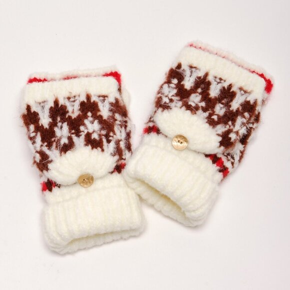 🆕 FREE PEOPLE First Frost Fairisle Gloves / Ivory
NWT OS - Picture 2 of 8